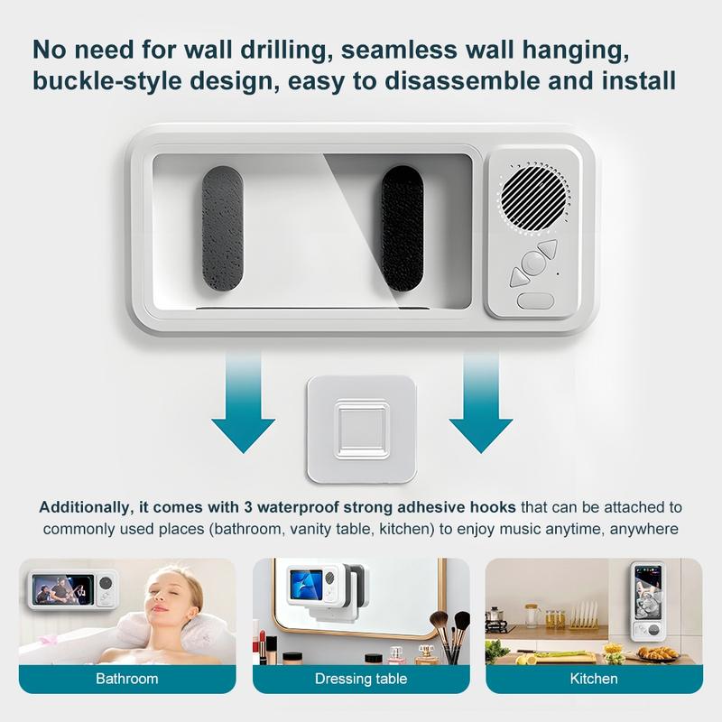 No-drill adhesive wall mount installation system for SuperBox