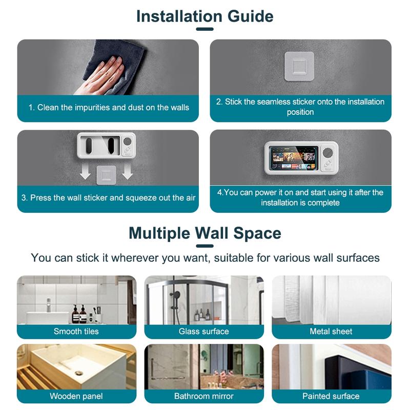 Step-by-step SuperBox installation guide with adhesive hooks and mounting instructions